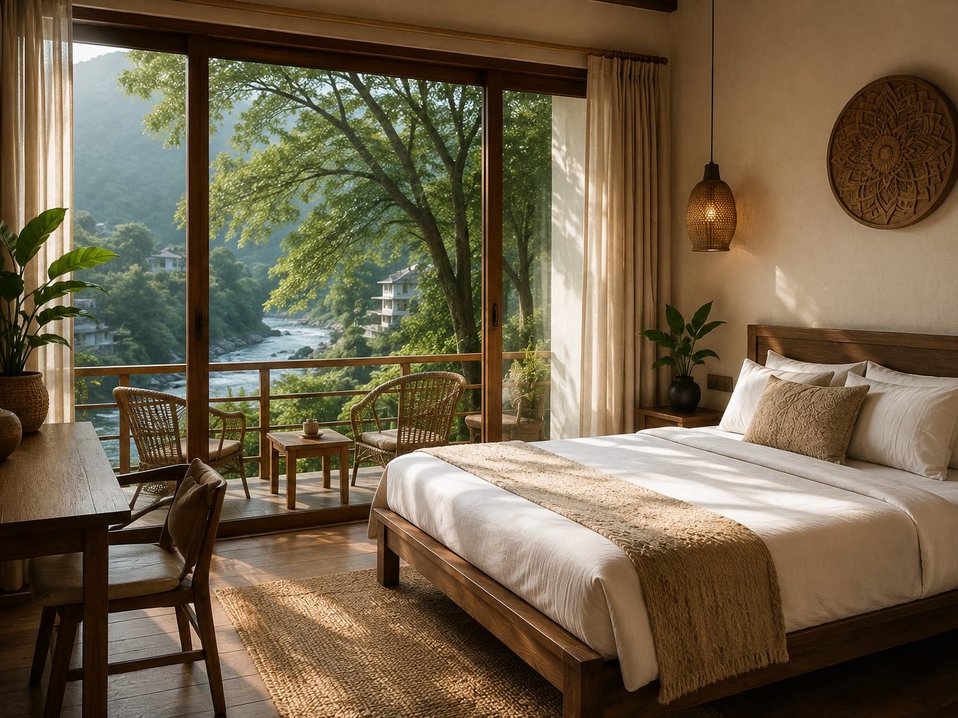 accommodation at the retreat
